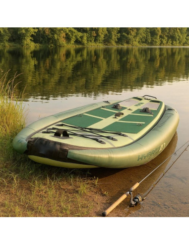 Zestaw deska sup dla wędkarzy 150kg dmuchana 330x99x15cm