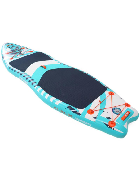 Zestaw - deska sup 140kg dmuchana enero 320x91x15cm sea