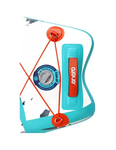 Zestaw - deska sup 140kg dmuchana enero 320x91x15cm sea