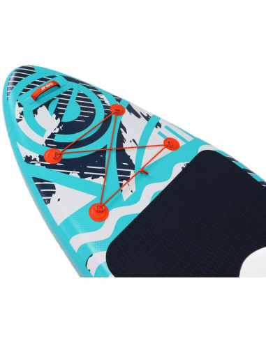 Zestaw - deska sup 140kg dmuchana enero 320x91x15cm sea