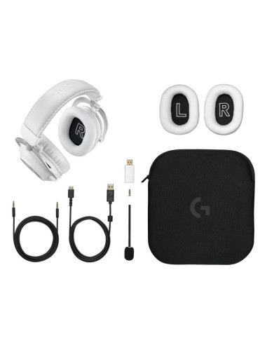 Słuchawki logitech g pro x2 lightspeed białe