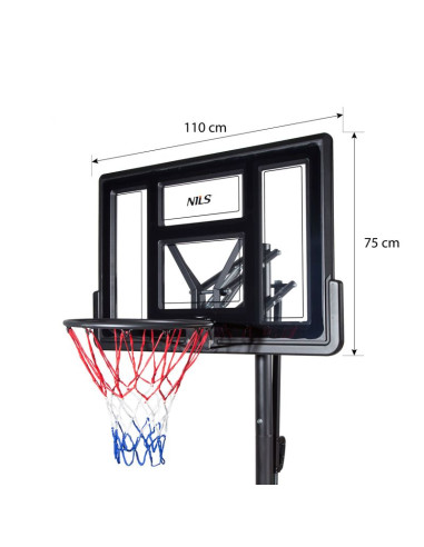 Kosz do koszykówki nils zdk020