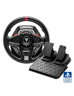 Thrustmaster t128 czarny usb kierownica + pedały analogowy pc, playstation 4, playstation 5 2