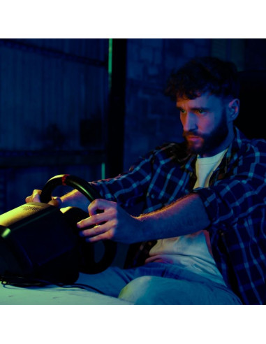 Thrustmaster t128 czarny usb kierownica + pedały analogowy pc, playstation 4, playstation 5