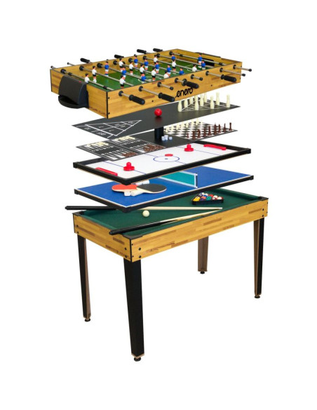 Piłkarzyki stół do multi gier 9w1 121x61x80cm