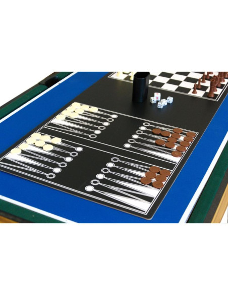 Piłkarzyki stół do multi gier 9w1 121x61x80cm