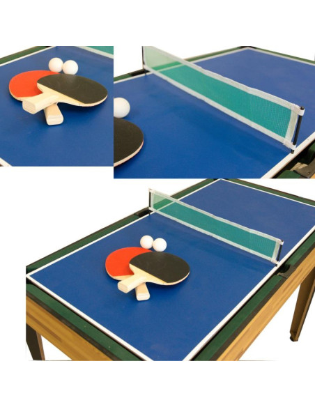 Piłkarzyki stół do multi gier 9w1 121x61x80cm