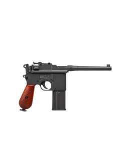 Pistolet wiatrówka ranger m712 broomhandle full auto blowback k.4,5bbs 19-strzał. kwc