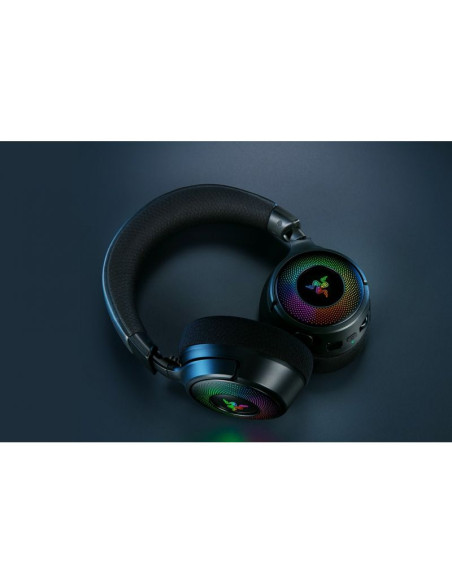 Razer kraken v4 zestaw słuchawkowy bezprzewodowy opaska na głowę gaming usb typu-a bluetooth czarny