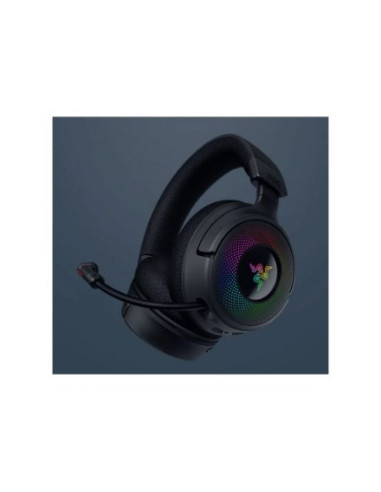 Razer kraken v4 zestaw słuchawkowy bezprzewodowy opaska na głowę gaming usb typu-a bluetooth czarny