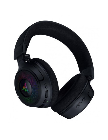 Razer kraken v4 zestaw słuchawkowy bezprzewodowy opaska na głowę gaming usb typu-a bluetooth czarny