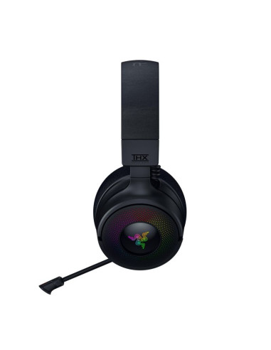 Razer kraken v4 zestaw słuchawkowy bezprzewodowy opaska na głowę gaming usb typu-a bluetooth czarny