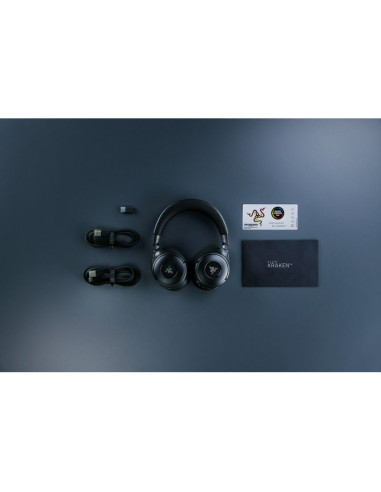 Razer kraken v4 zestaw słuchawkowy bezprzewodowy opaska na głowę gaming usb typu-a bluetooth czarny