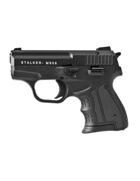 Pistolet hukowy alarmowo sygnałowy stalker m906 bas kal. .22 long blank (6 mm) czarny