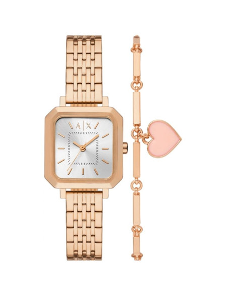 Zegarek damski + bransoletka armani exchange ax7164set + box