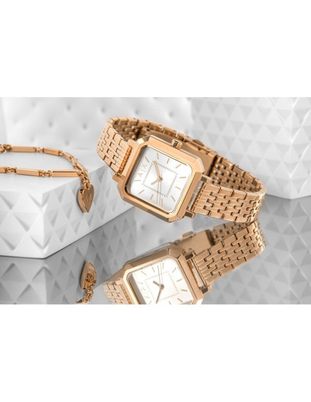 Zegarek damski + bransoletka armani exchange ax7164set + box