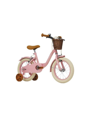 Huffy rower dziecięcy 14" vintage, różowy