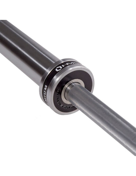 Gryf olimpijski 20 kg / 2200 mm z zaciskami lock jaw hms go685