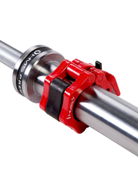 Gryf olimpijski 20 kg / 2200 mm z zaciskami lock jaw hms go685