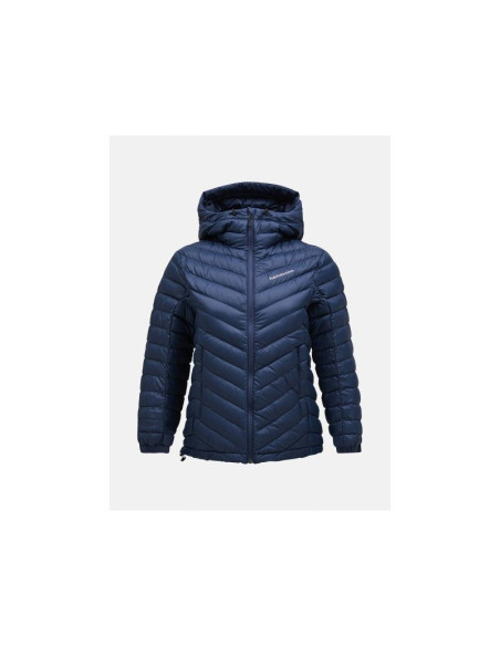 Kurtka puchowa peak performance w frost down hood jacket granatowy
