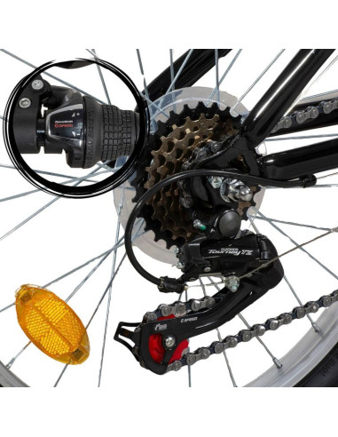 Rower dziecięcy 20 enero speed up 6-biegowy