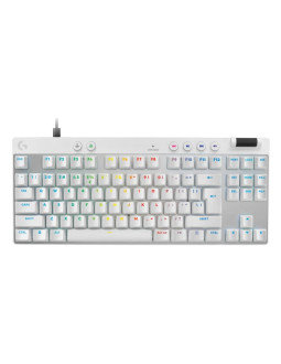 Klawiatura logitech g pro x tkl rapid white