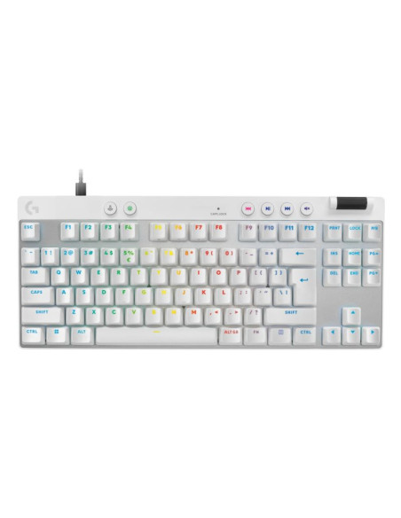 Klawiatura logitech g pro x tkl rapid white