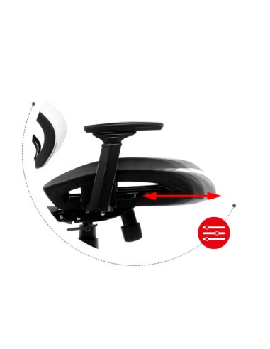 Fotel gamingowy huzaro combat 8.0 white