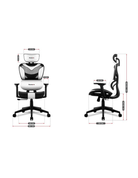 Fotel gamingowy huzaro combat 8.0 white