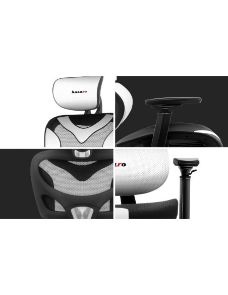 Fotel gamingowy huzaro combat 8.0 white