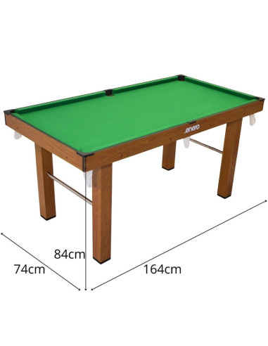 Stół do gry w bilarda 164x84x74cm enero