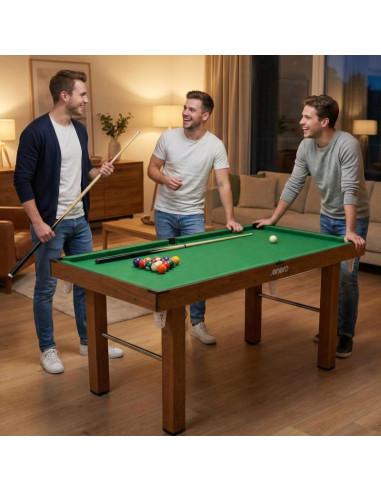 Stół do gry w bilarda 164x84x74cm enero