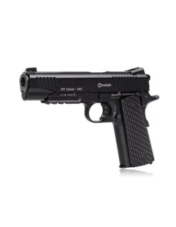 Wiatrówka pistolet ranger 1911 tactical kwc kal. 4,5 bbs blow back 17 strz. full metal co2 (aakcmb770azb)
