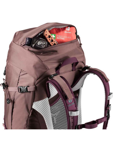 Plecak turystyczny damski deuter futura pro 38 sl - ashrose/cassis