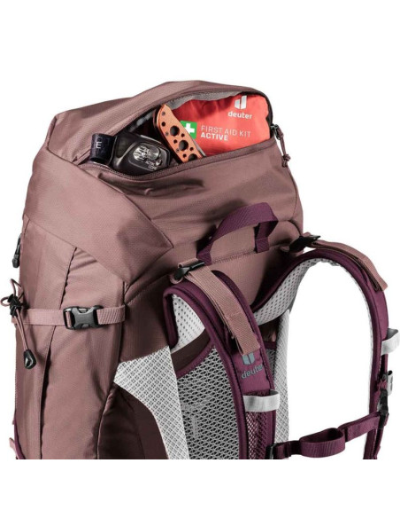 Plecak turystyczny damski deuter futura pro 38 sl - ashrose/cassis