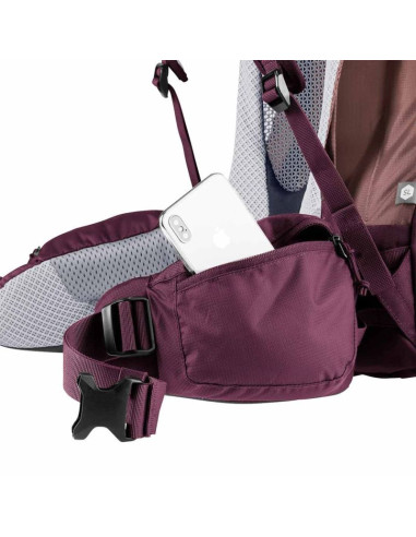 Plecak turystyczny damski deuter futura pro 38 sl - ashrose/cassis