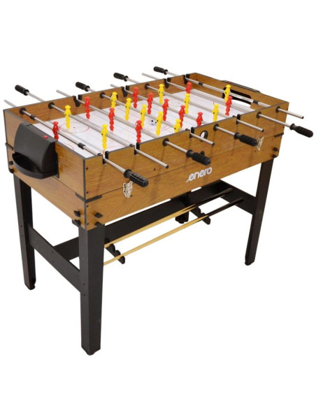 Stół do gry 3w1 wooden piłkarzyki bilard cymbergaj 121x61x81cm