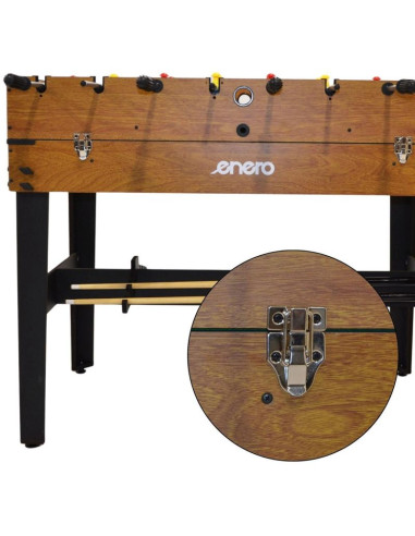 Stół do gry 3w1 wooden piłkarzyki bilard cymbergaj 121x61x81cm