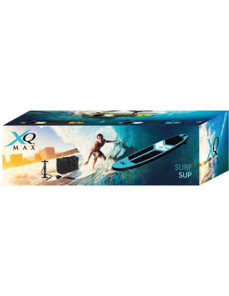 Zestaw - deska sup 90kg dmuchana surf 245x57x10cm blue