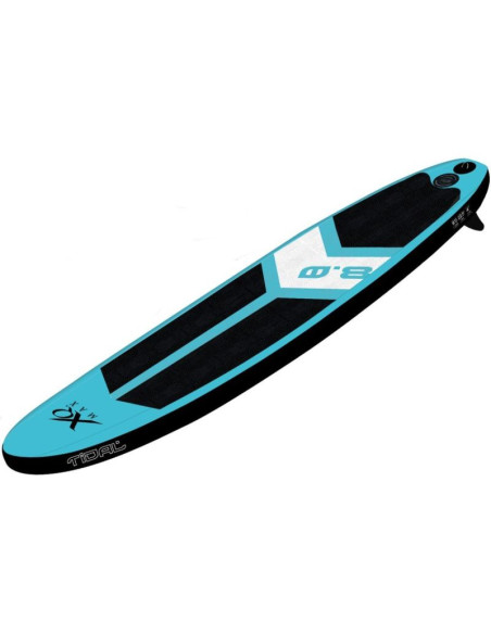 Zestaw - deska sup 90kg dmuchana surf 245x57x10cm blue