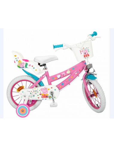Toimsa-rower dzieciecy 16" swinka peppa różowy