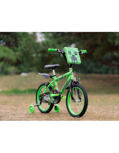 Huffy rower minecraft 16" zielony 21404w