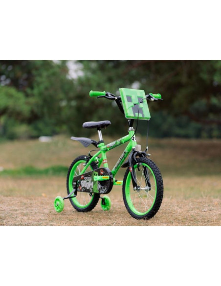Huffy rower minecraft 16" zielony 21404w