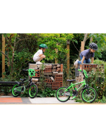Huffy rower minecraft 16" zielony 21404w