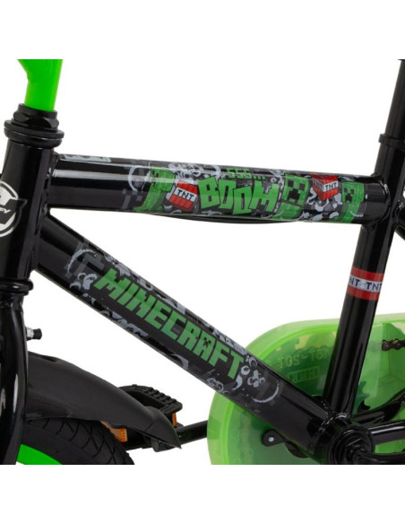 Huffy rower minecraft 16" czarny 21644w