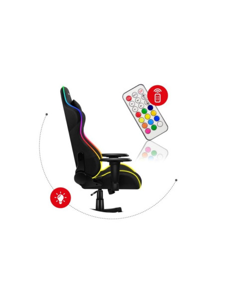 Fotel gamingowy huzaro force 6.3 rgb mesh