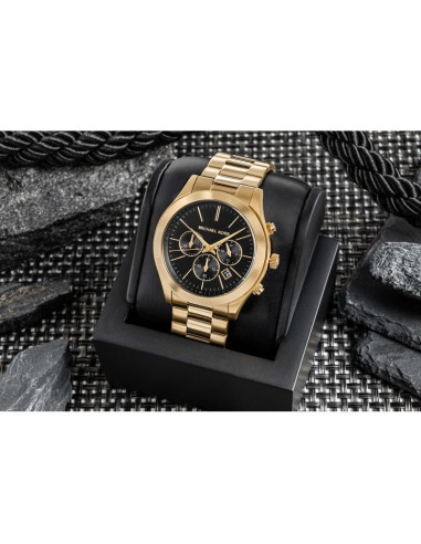 Zegarek męski + etui na karty michael kors mk1076set + box