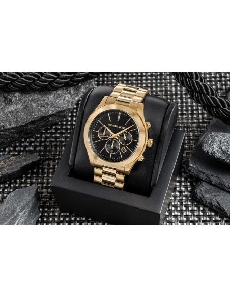 Zegarek męski + etui na karty michael kors mk1076set + box