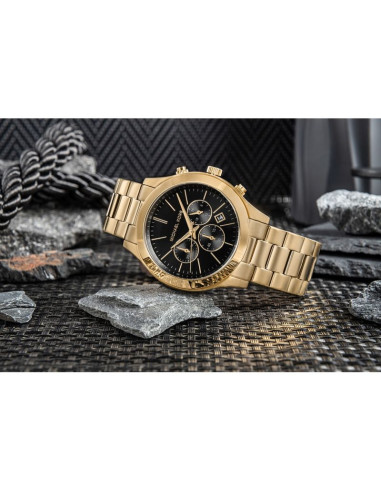 Zegarek męski + etui na karty michael kors mk1076set + box