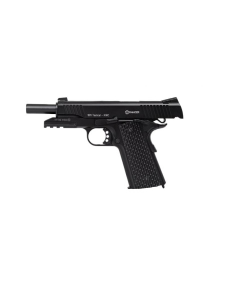 Wiatrówka pistolet ranger m1911 bb kwc kal. 4,5 bbs blow back 17 strz. full metal co2 (aakcmb760azb)